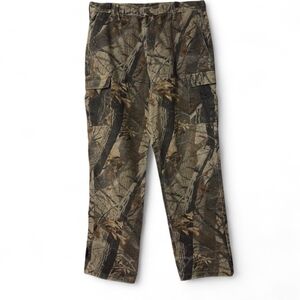 Vintage Y2K Ranger Real Tree Hardwood  Camo Cargo Pants Hunting Size Large